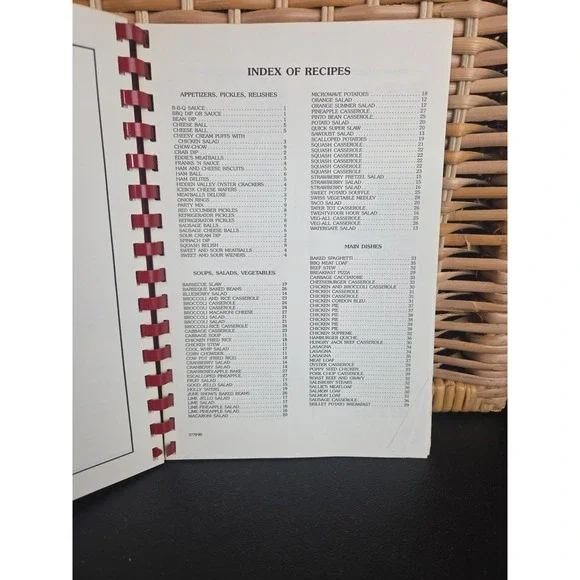 Cedar Lodge Baptist Church Cookbook Thomasville, North Carolina Vintage 1991 - Picture 4 of 7